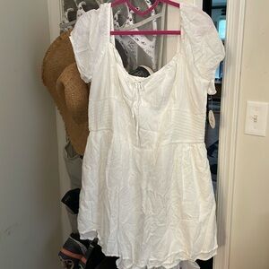 Hollister off the shoulder baby doll style top